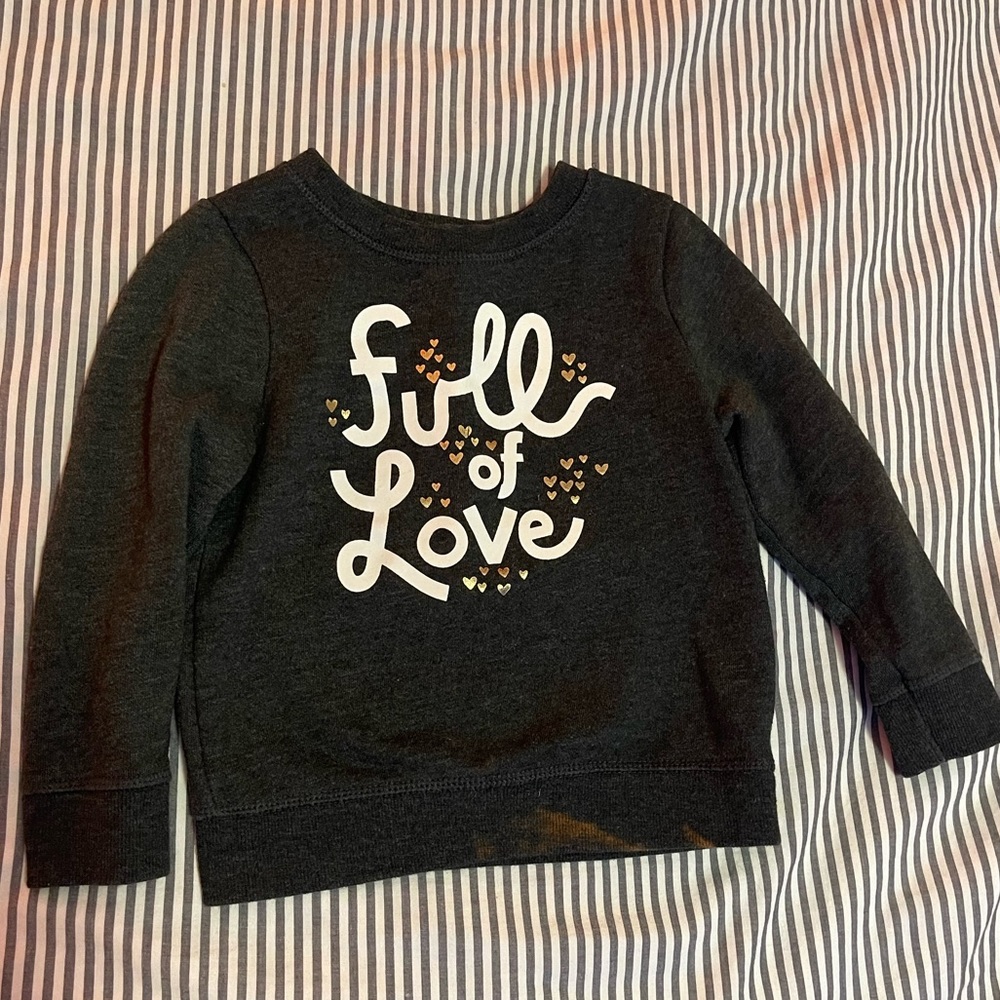3T Girls - Sweatshirt - Full of Love (wear & tear)